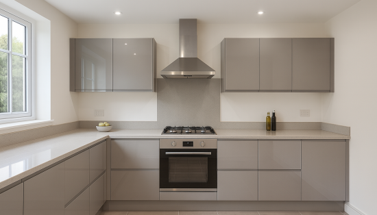 High Gloss Light Grey <br>(FHD005)