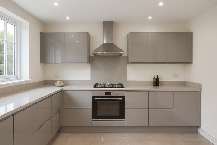 High Gloss Light Grey <br>(FHD005)