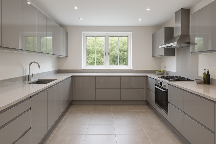 High Gloss Light Grey <br>(FHD005)